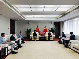 海南省委常委、統戰部部長苻彩香會見金光集團APP（中國）副總裁翟京麗一行